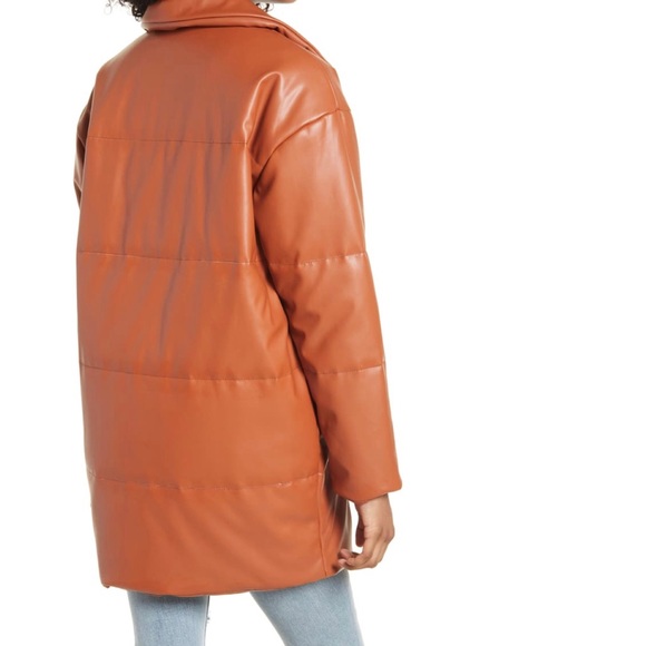 BlankNYC Arden Faux Leather Puffer Coat - Picture 3 of 8